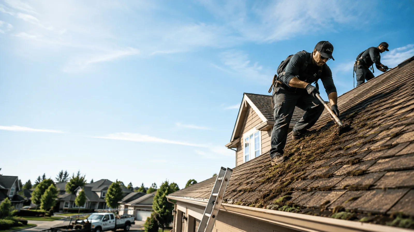 Roof Moss Removal in Winfall, NC near me